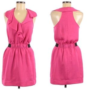 RACHEL Rachel Roy Hot Pink Ruffle Dress Size 10